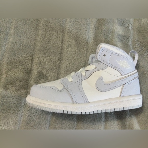 Nike Jordan 1 Mid Toddler Cobalt Bliss/White Size 8c - Picture 11 of 13